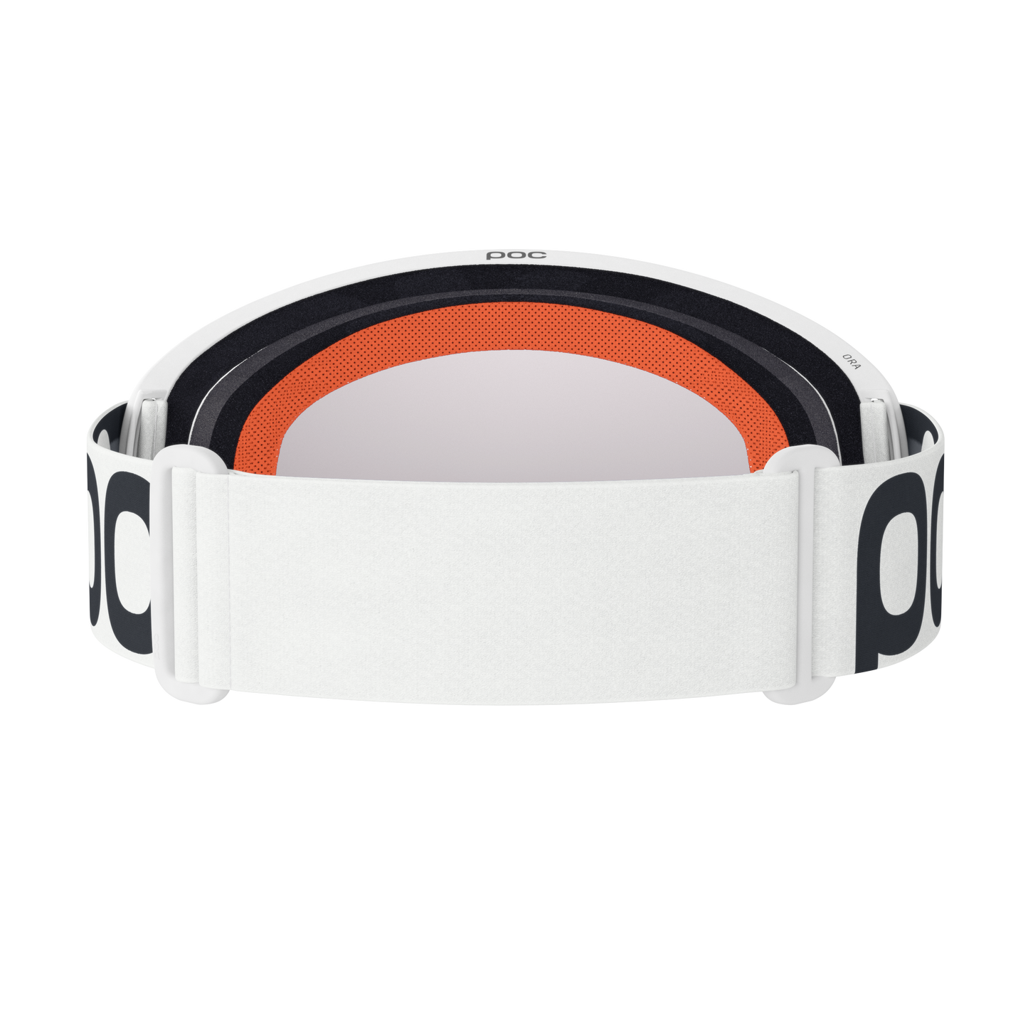 Maske POC ORA Weiß Visier Clarity Universal Cloudy Grey