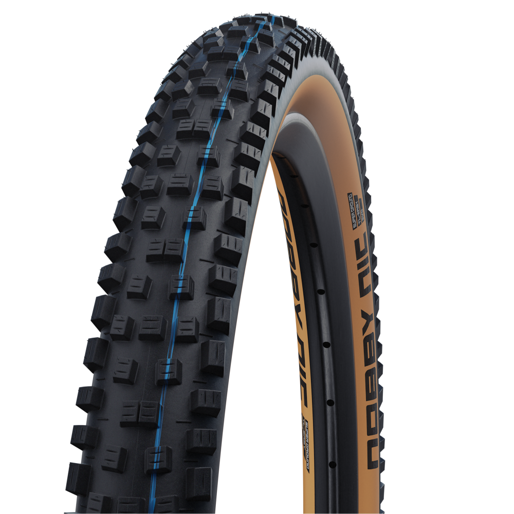 SCHWALBE NOBBY NIC-Reifen 27.5x2.40 ADDIX SPEEDGRIP SUPERGROUND Tubeless Ready Weich Schwarz/Braun