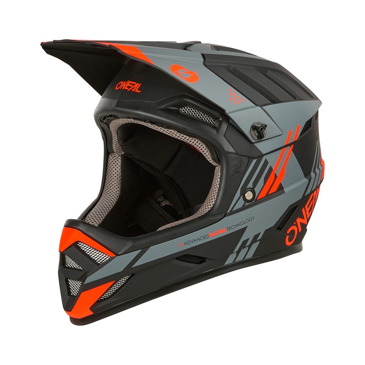 MTB-Helm O'NEAL BACKFLIP STRIKE Schwarz/Grau/Rot – Probikeshop