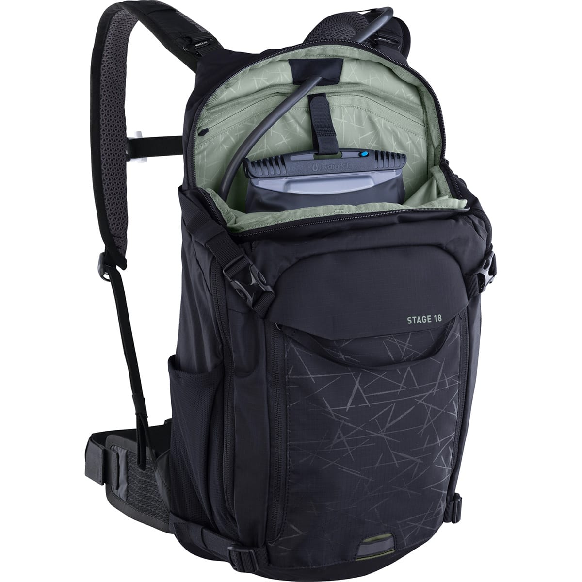 EVOC STAGE 18 L Rucksack Schwarz