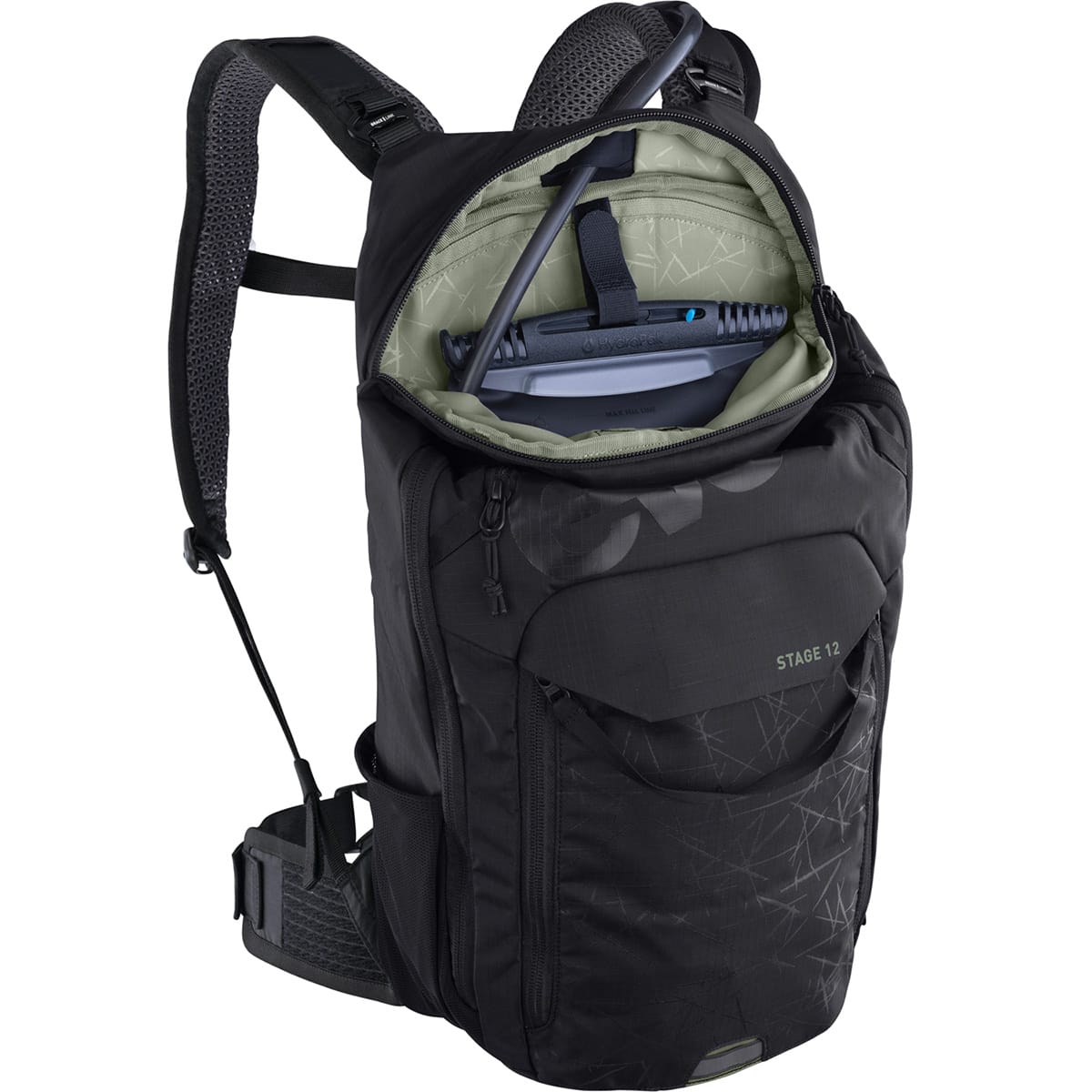 Rucksack EVOC STAGE 12 L Schwarz