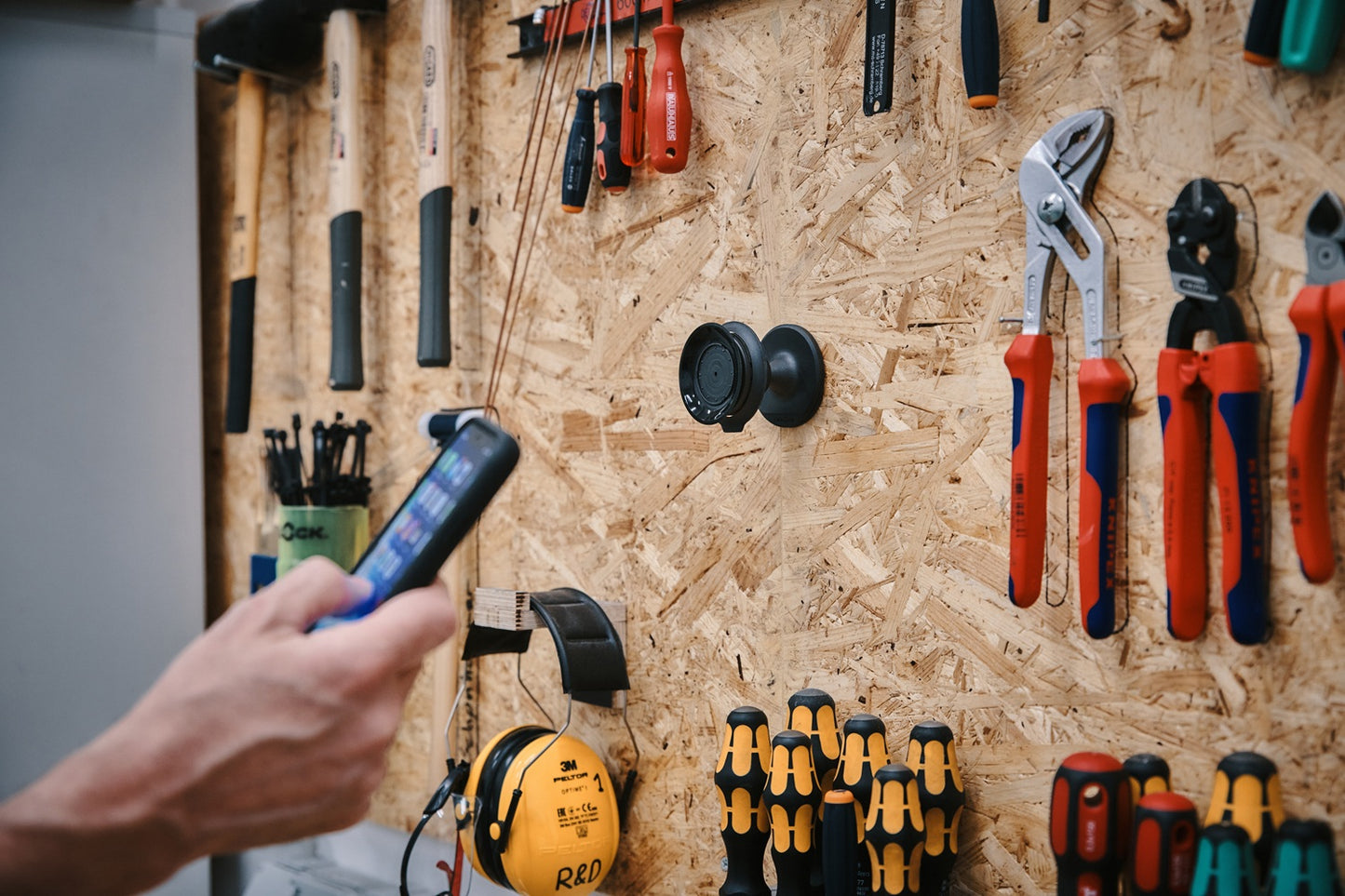 FIDLOCK VACUUM Wandhalterung Weiß