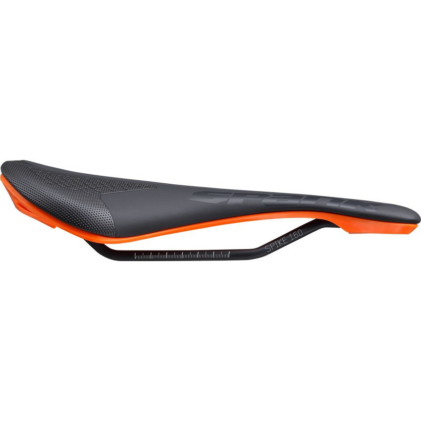 fahrradsattel orange Sattel SPANK SPIKE 160 Leder Schienen CrMo Orange – Probikeshop