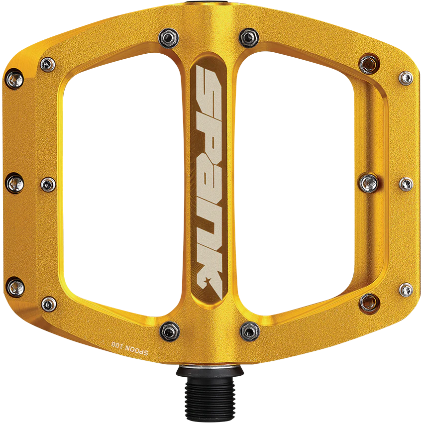 SPANK SPOON REBOOT S Flat Pedals Gold