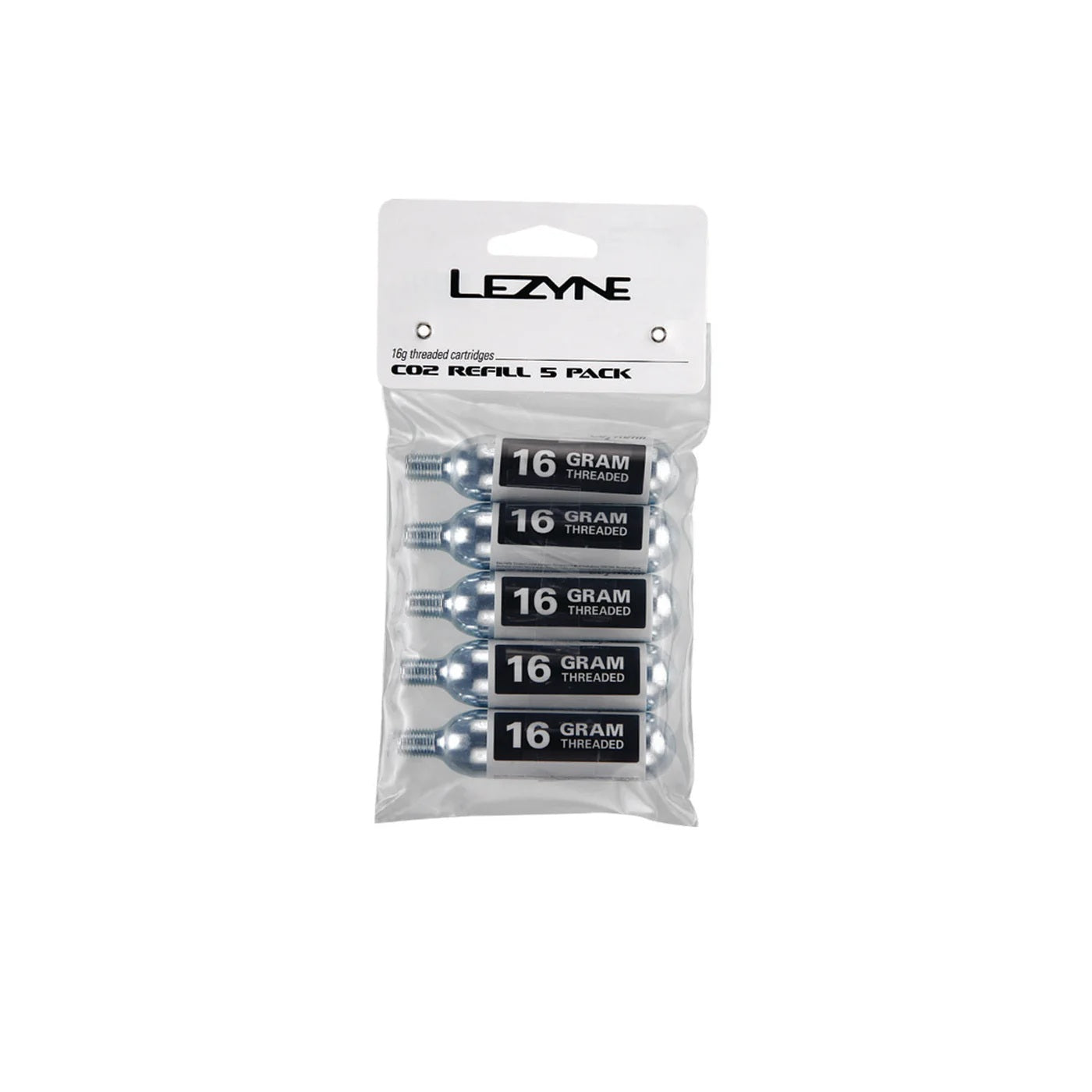 LEZYNE CO2-Kartusche mit Gewinde (x 5)