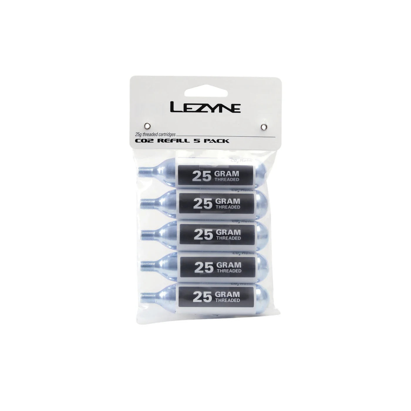 LEZYNE CO2-Kartusche mit Gewinde (x 5)