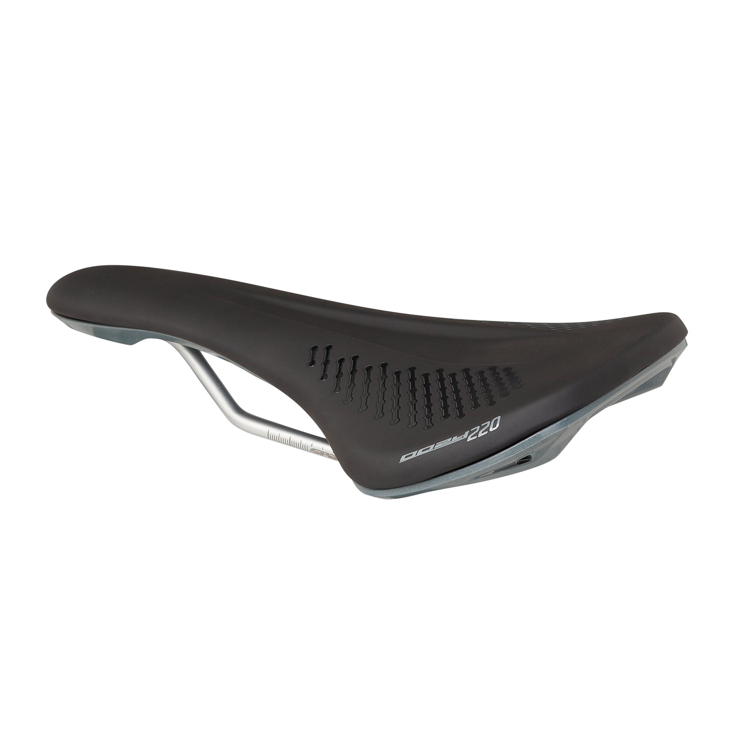 Sattel SPANK OOZY 220 144mm Schienen CrN/Ti Grau