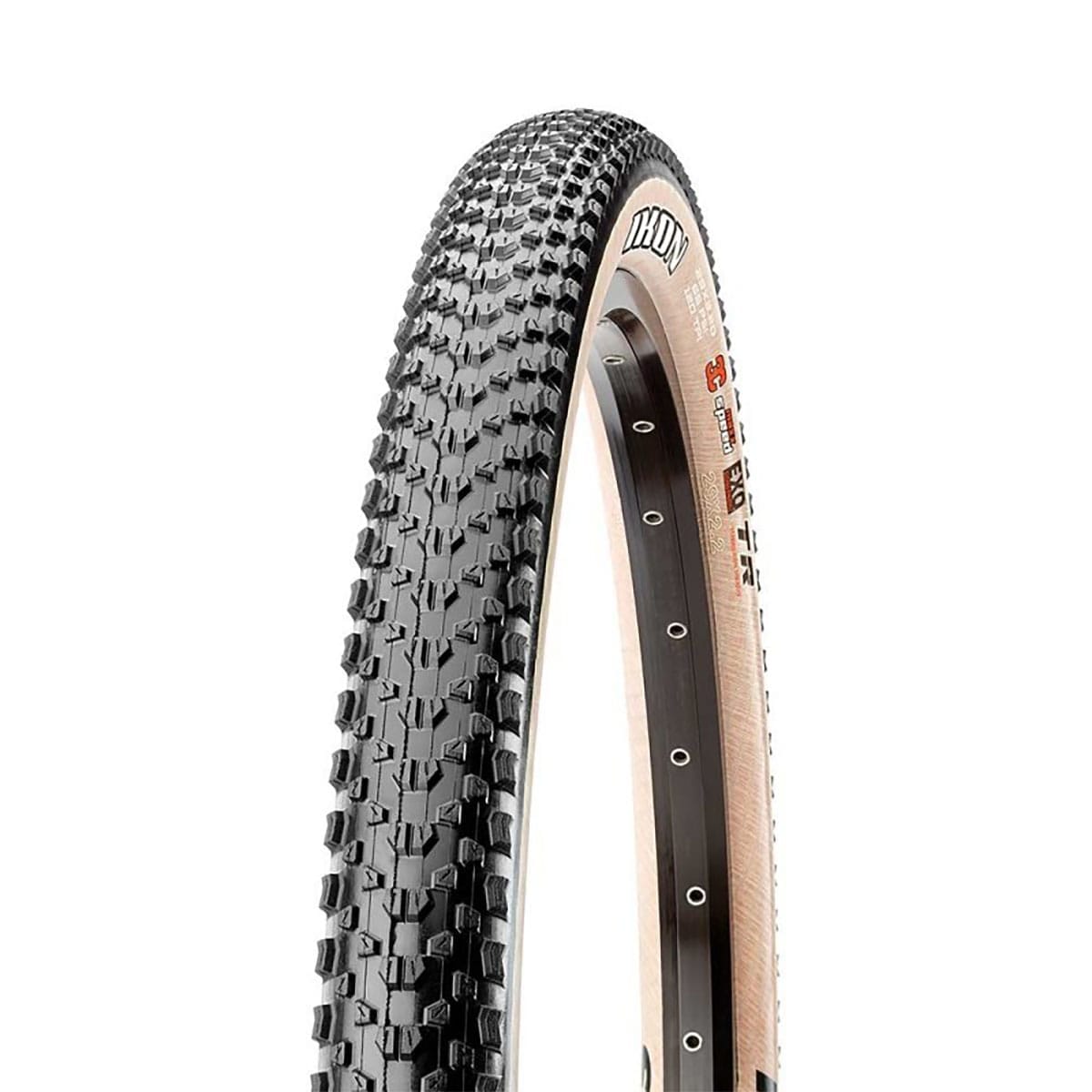 mtb reifen skinwall Reifen MAXXIS IKON 26x2.20 Exo Dual Tubeless Ready Weich Tanwall – Probikeshop
