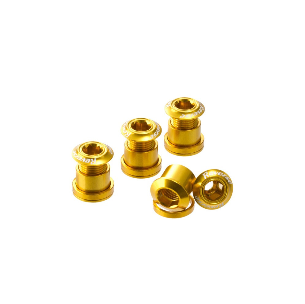 Set 4 Kaminschrauben REVERSE COMPONENTS Gold