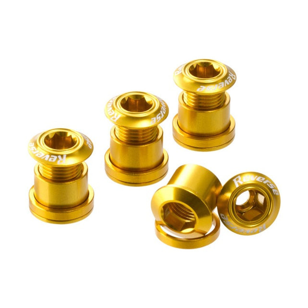Kit 4 Kettenblattschrauben REVERSE COMPONENTS Gold
