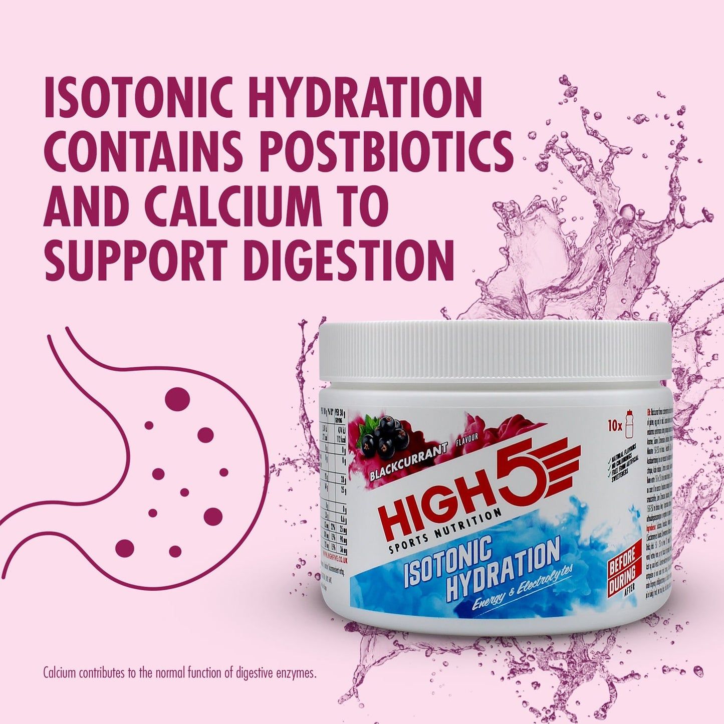 HIGH5 ISOTONIC Energie-Drink (300g) Schwarze Johannisbeere