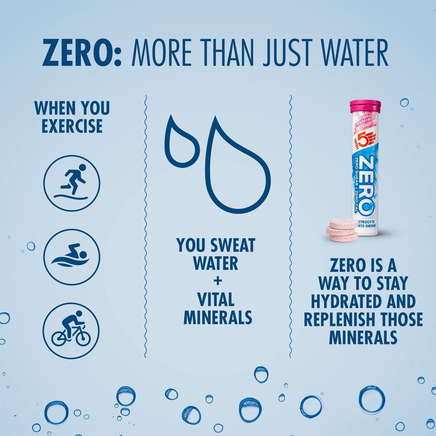 HIGH5 ZERO Elektrolyt-Hydratation (20 Tabletten) Grapefruit