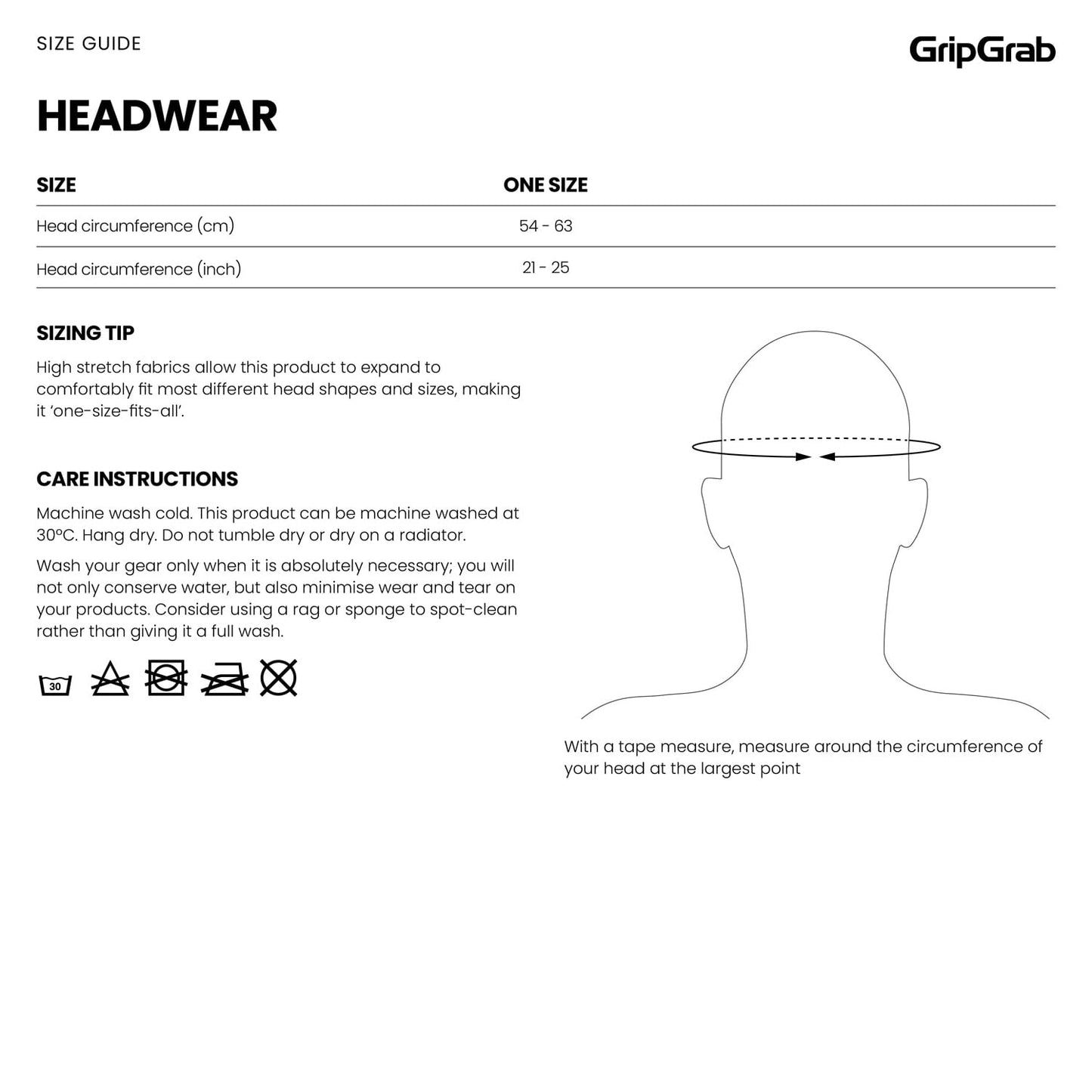 Unterziehhelm GRIPGRAB UPF 50+ Weiß