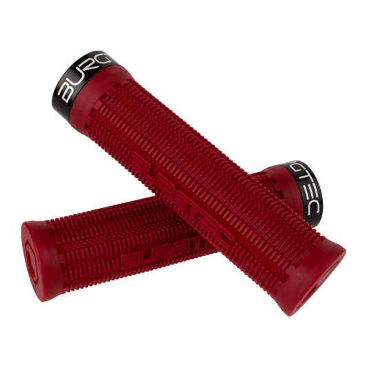 BURGTEC THE BARTENDER PRO GREG MINNAAR SIGNATURE Lock-On Grips Rot