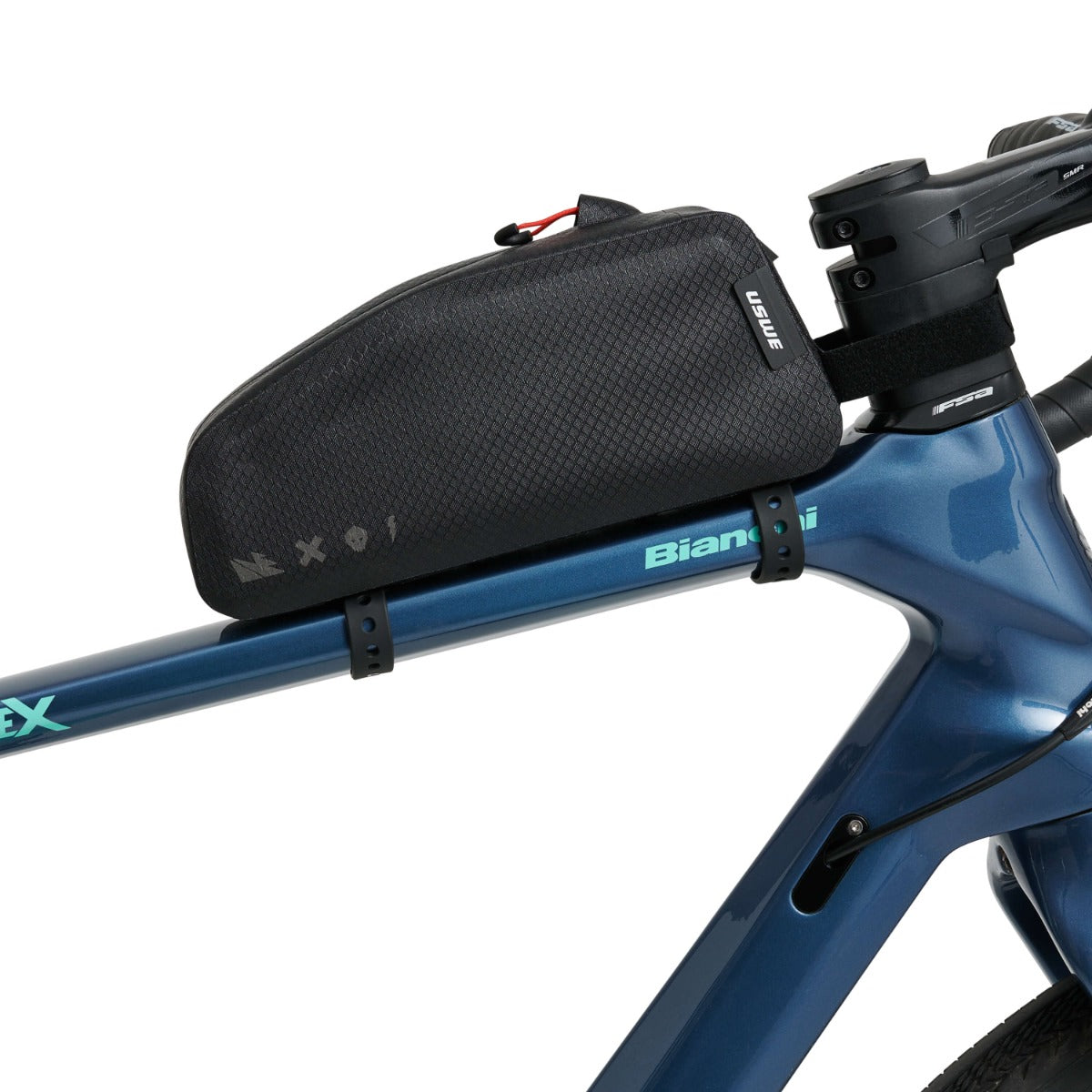 USWE Rahmentasche TOP TUBE ZIPPERED 1.2 L Schwarz