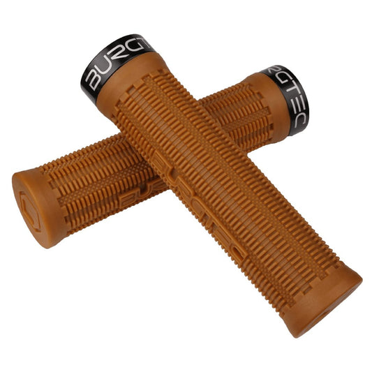 BURGTEC THE BARTENDER PRO GREG MINNAAR SIGNATURE Lock-On Grips Braun