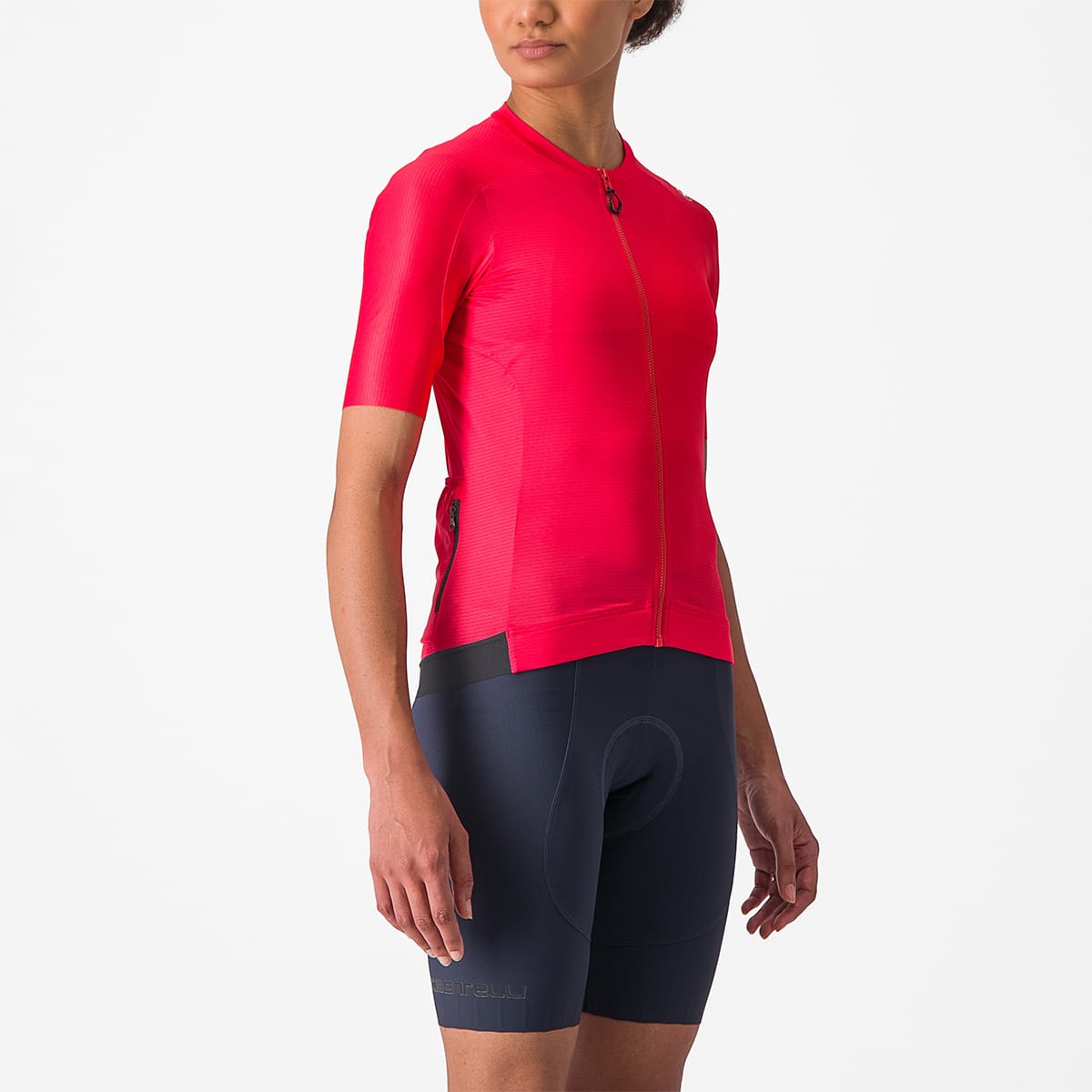 CASTELLI ESPRESSO Damen Trikot Kurzarm Hibiskus