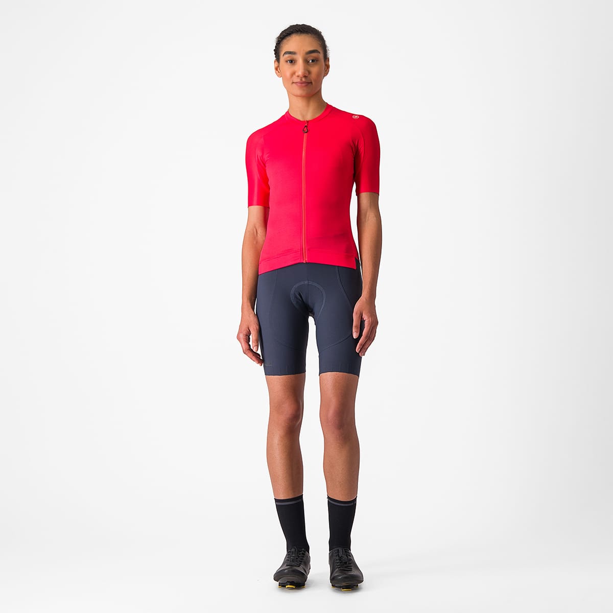 CASTELLI ESPRESSO Damen Trikot Kurzarm Hibiskus