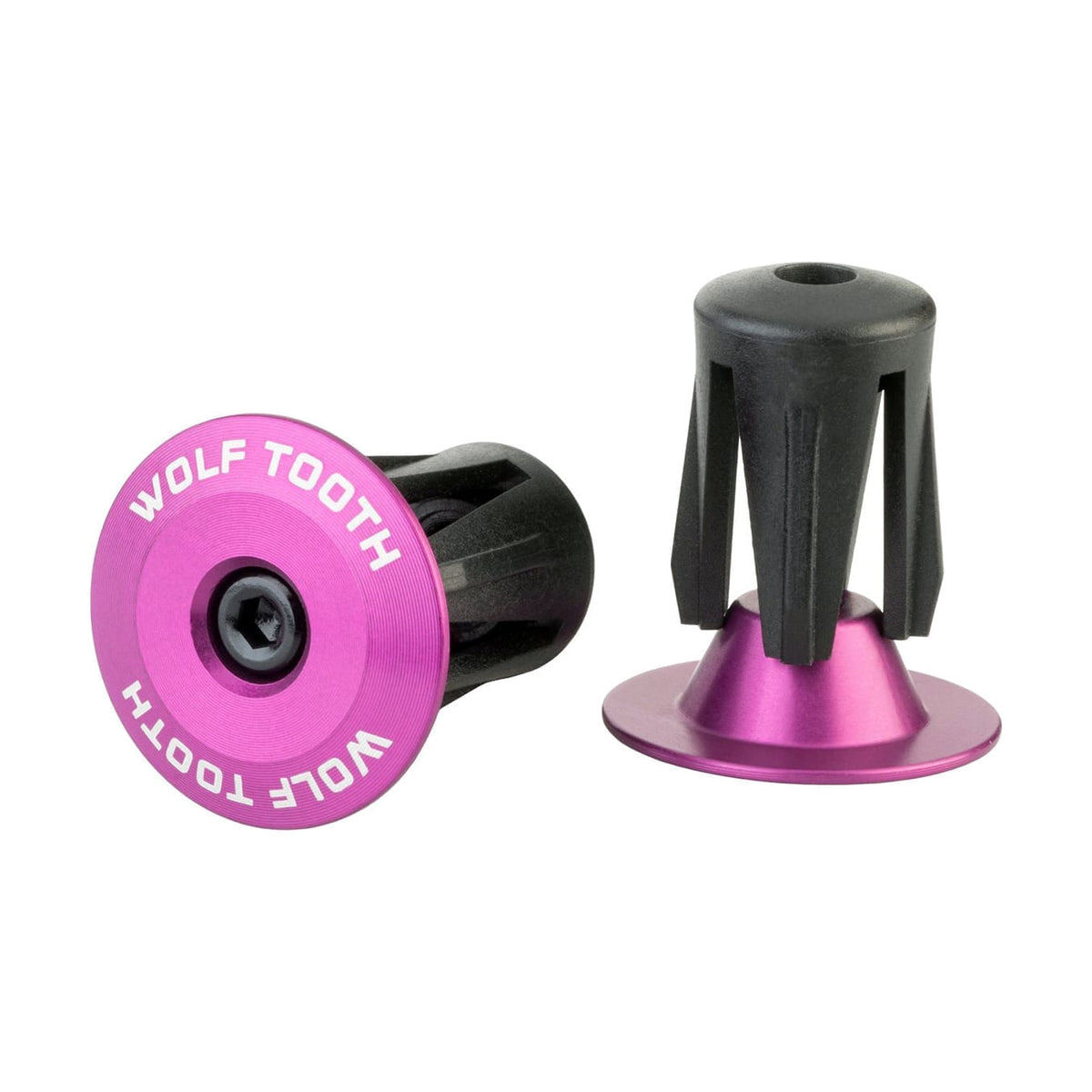 Paar Lenkerendstopfen WOLF TOOTH Aluminium eloxiert Violett