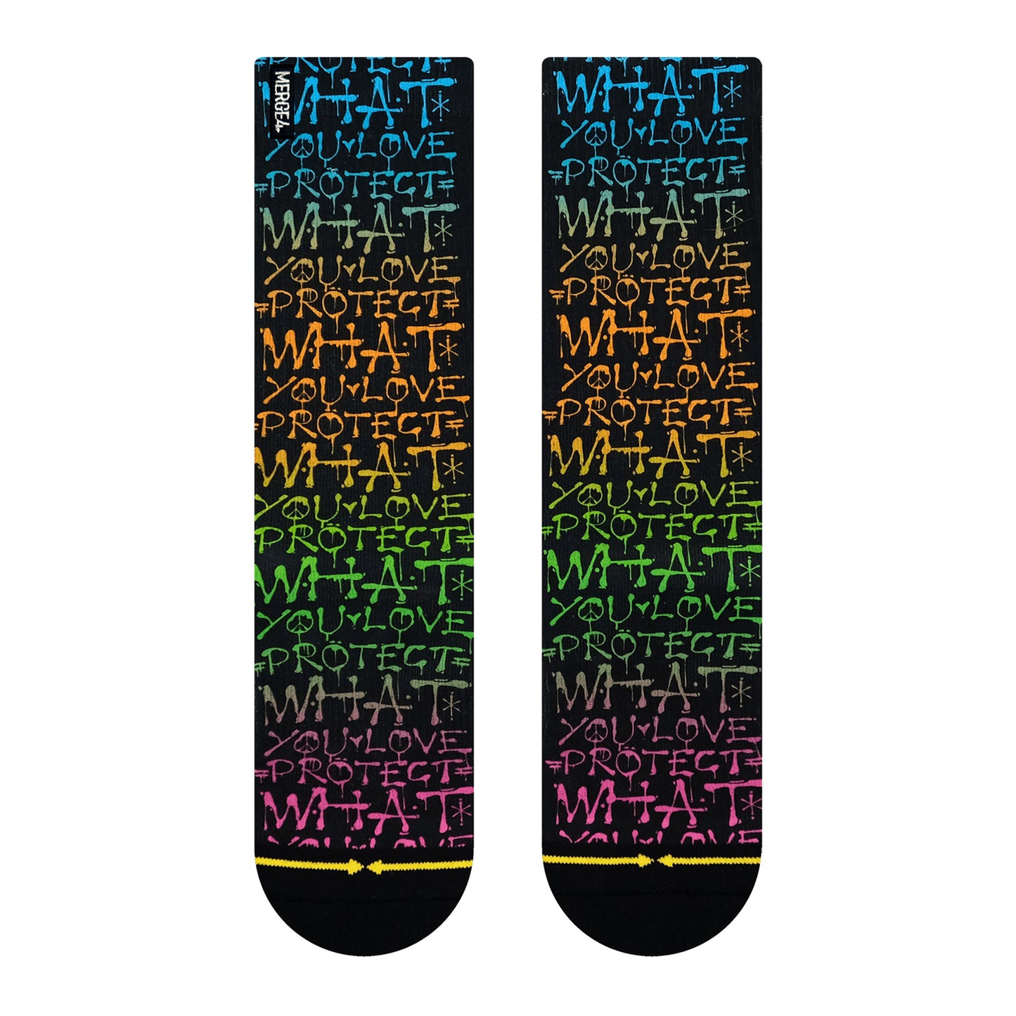 MERGE4 TAYLOR REINHOLD PROTECT WHAT YOU LOVE Socken