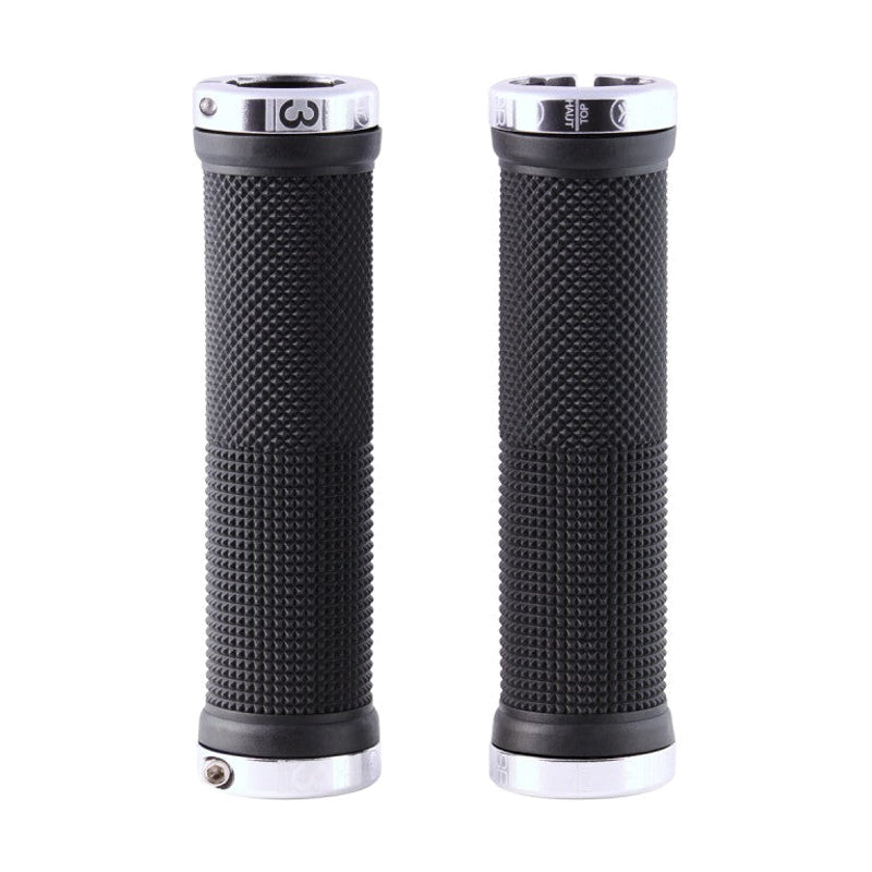 Grips SB3 KHEOPS Lock-On 129 mm Schwarz/Silber
