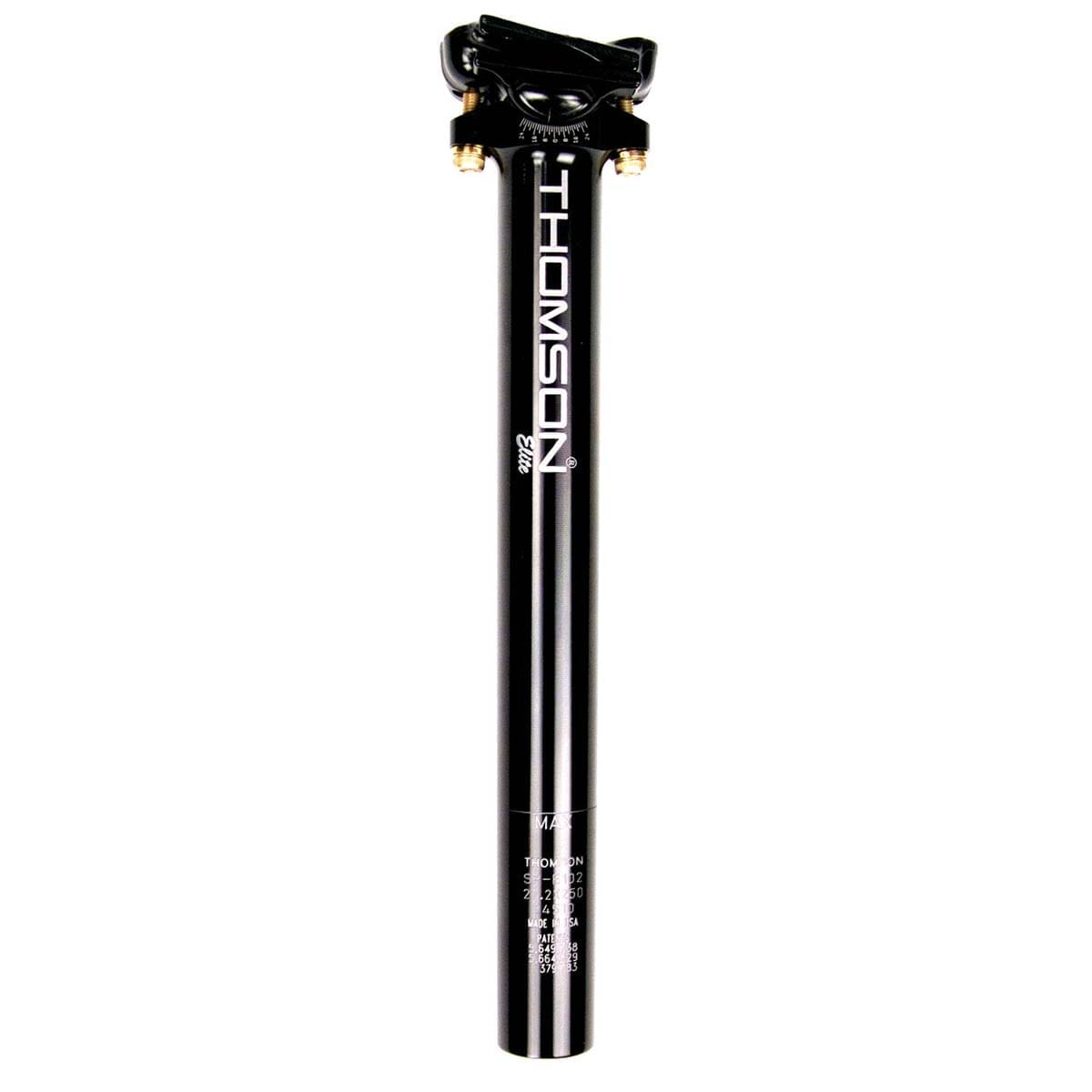 thomson elite sattelstütze 31 6 THOMSON ELITE Aluminium Sattelstütze Gerade Schwarz – Probikeshop