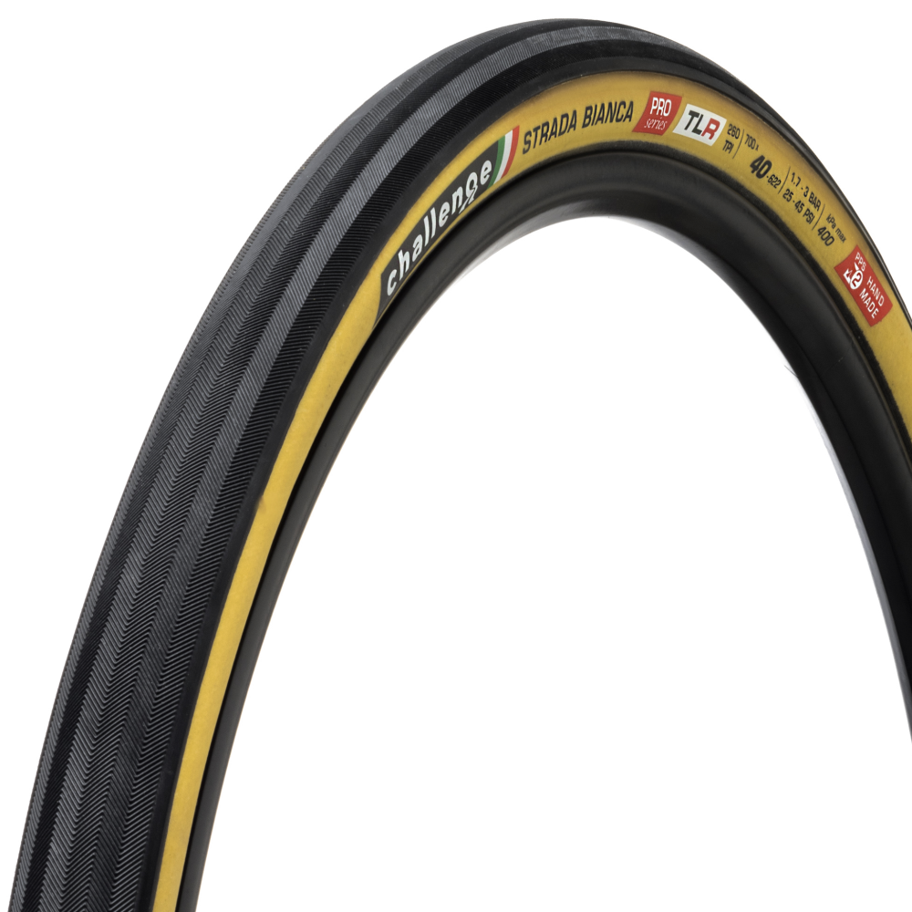 Reifen CHALLENGE STRADA BIANCA 700x40c Tubeless Ready Beige