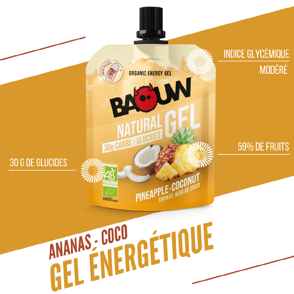 BAOUW BIO Energy Gel Ananas/Kokosnuss (85g)