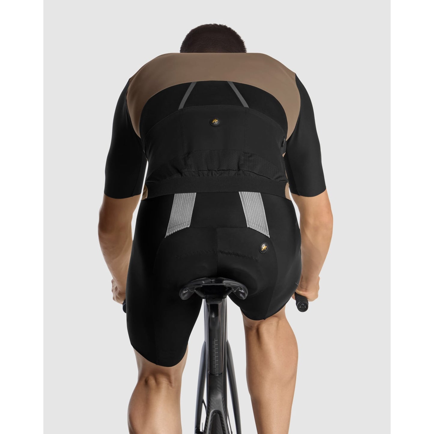 ASSOS EQUIPE RS S11 Kurzarm Trikot Schwarz/Beige