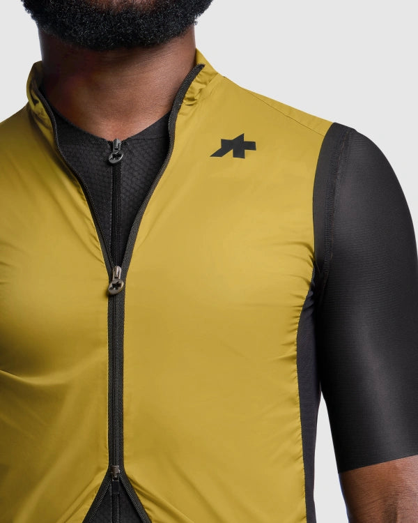 ASSOS MILLE GT WIND S11 Golden Yellow Ärmellose Jacke
