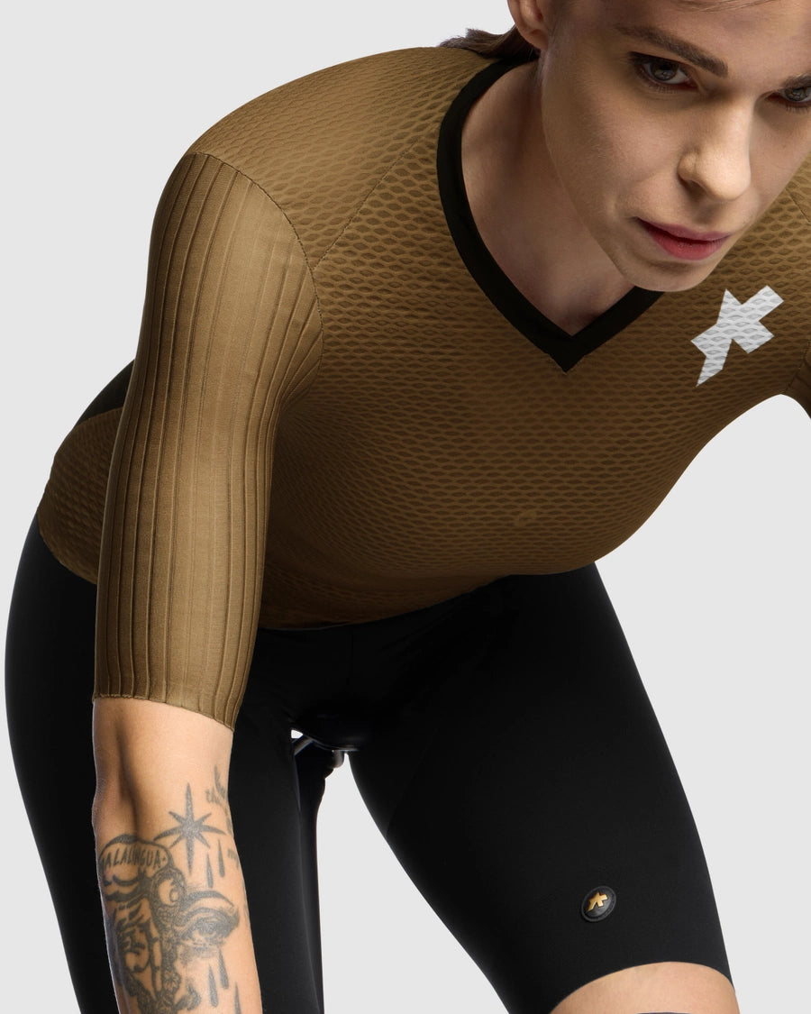 ASSOS DYORA RSV S11 Kurzarm Trikot Women Jupiter Gold