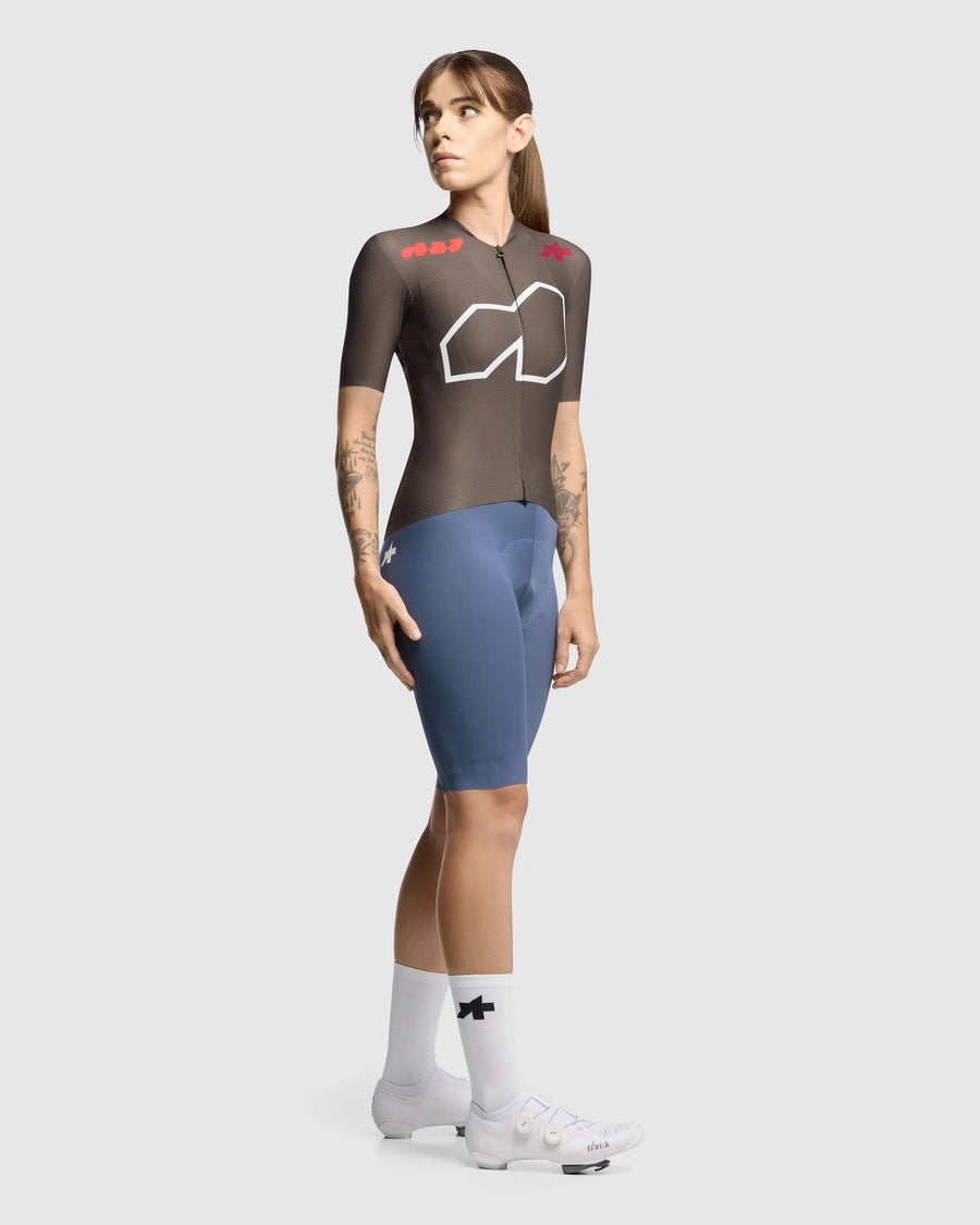 ASSOS DYORA R S11 We are the A Trikot Langarm Women Braun
