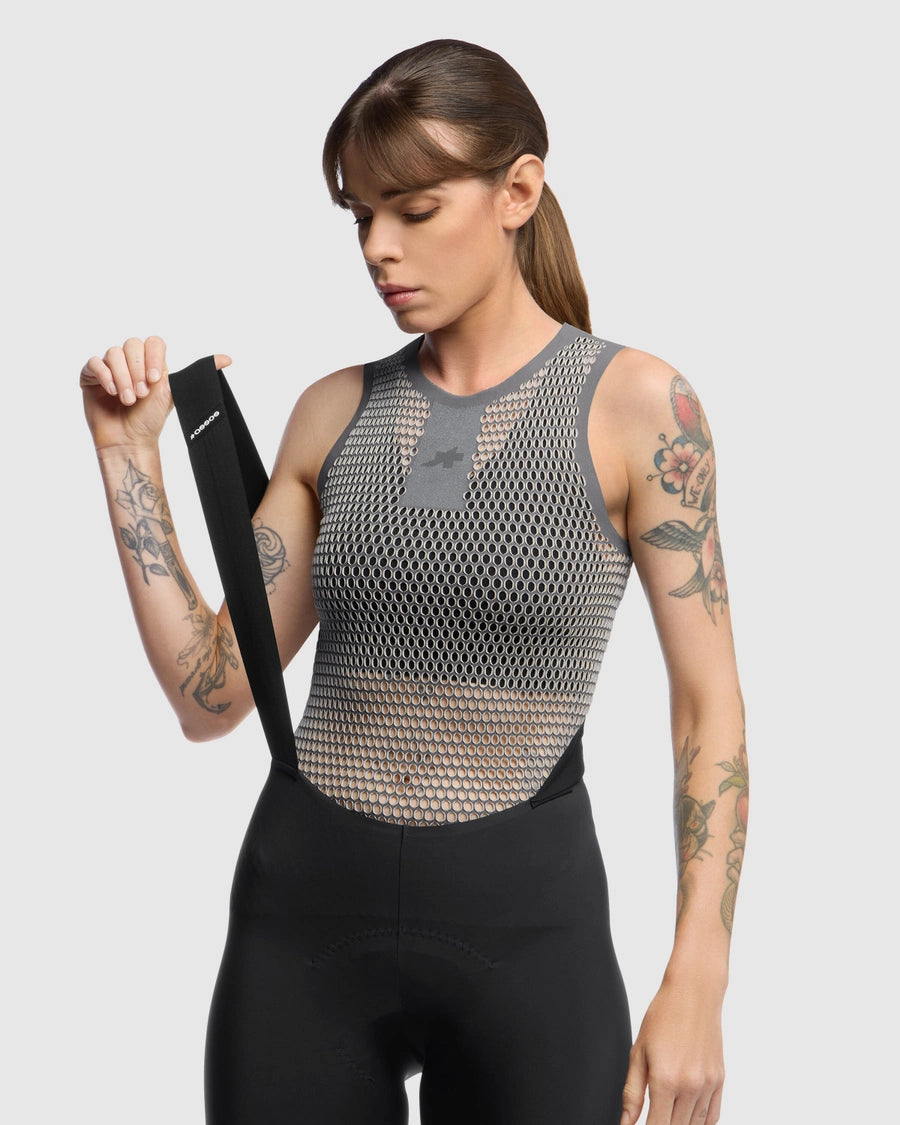Unterwäsche ASSOS EQUPE NS SKIN P1 Ärmellos Grau