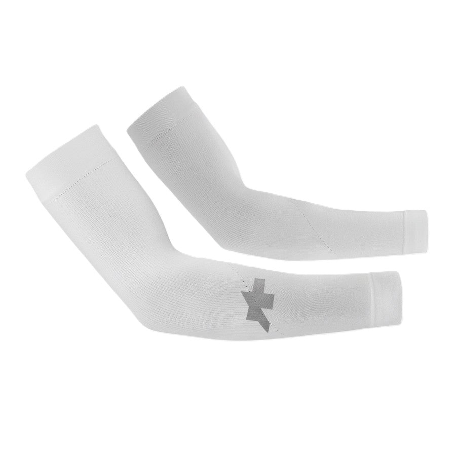 Armstulpen ASSOS SUMMER ARM UV PROTECTOR P1 White