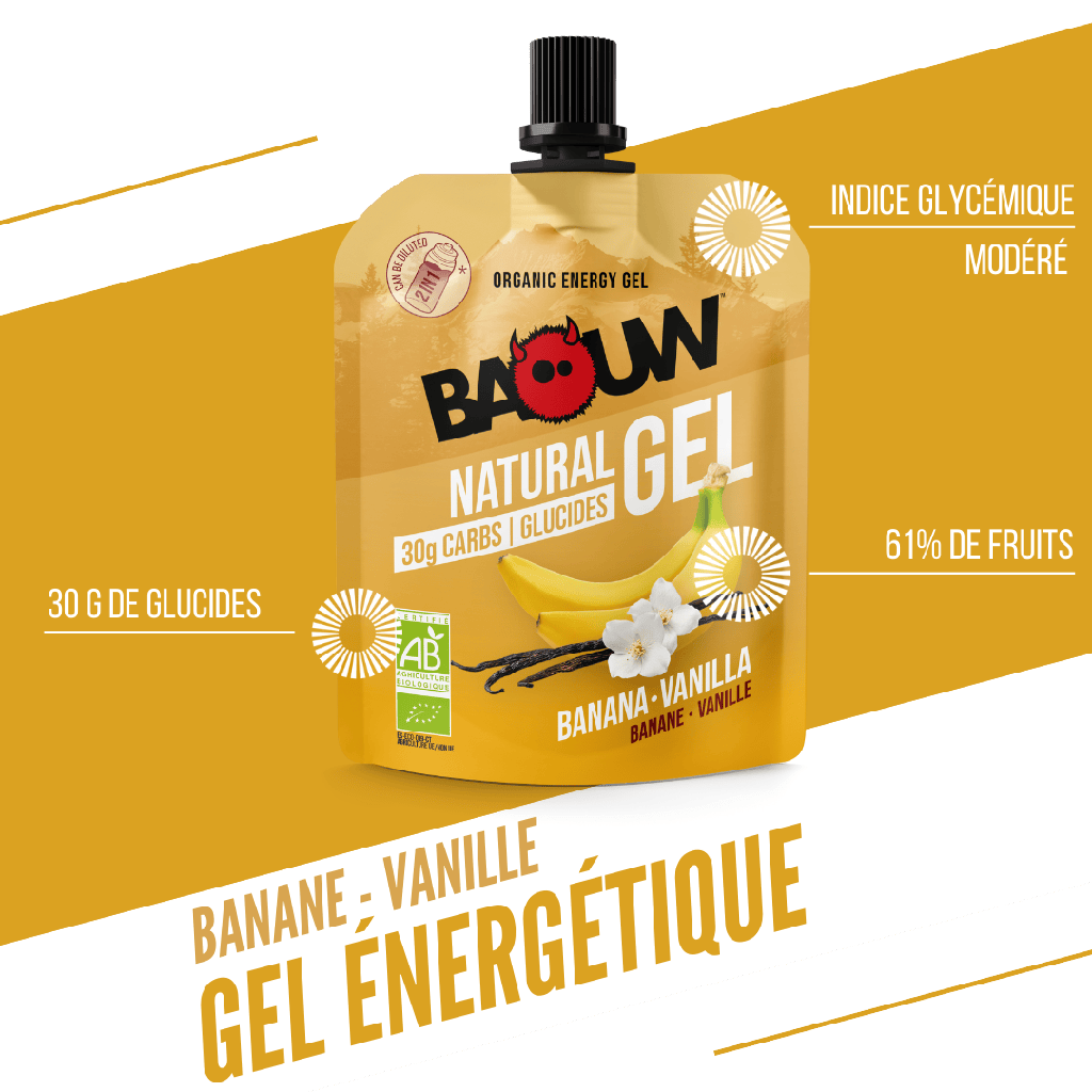 BAOUW BIO Energy Gel Banane-Vanille (85g)