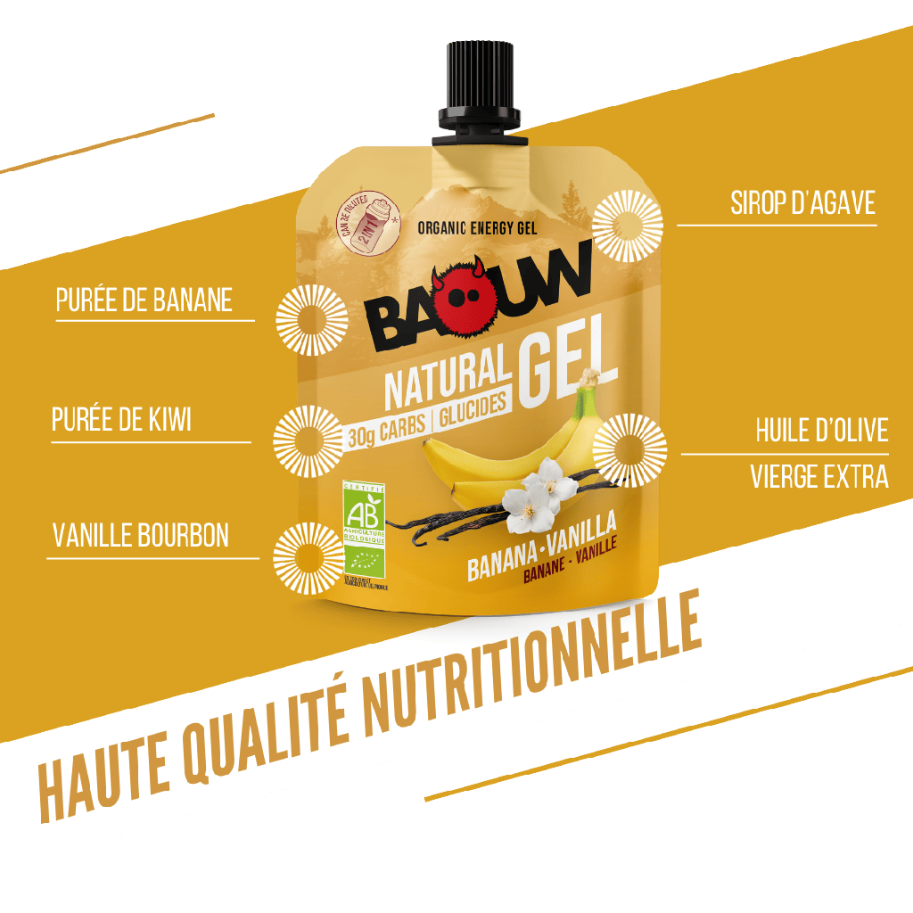 BAOUW BIO Energy Gel Banane-Vanille (85g)