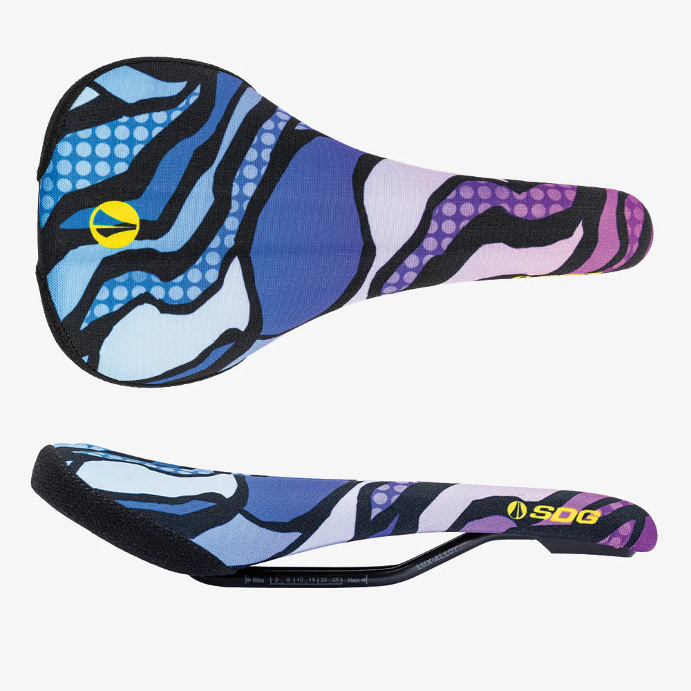 Selle SDG BEL AIR V3 TERRA FIRMA Rails Lux Alloy Camo Violet Probikeshop selle-sdg-bel-air-v3-terra-firma-rails-lux-alloy-camo-violet-probikeshop