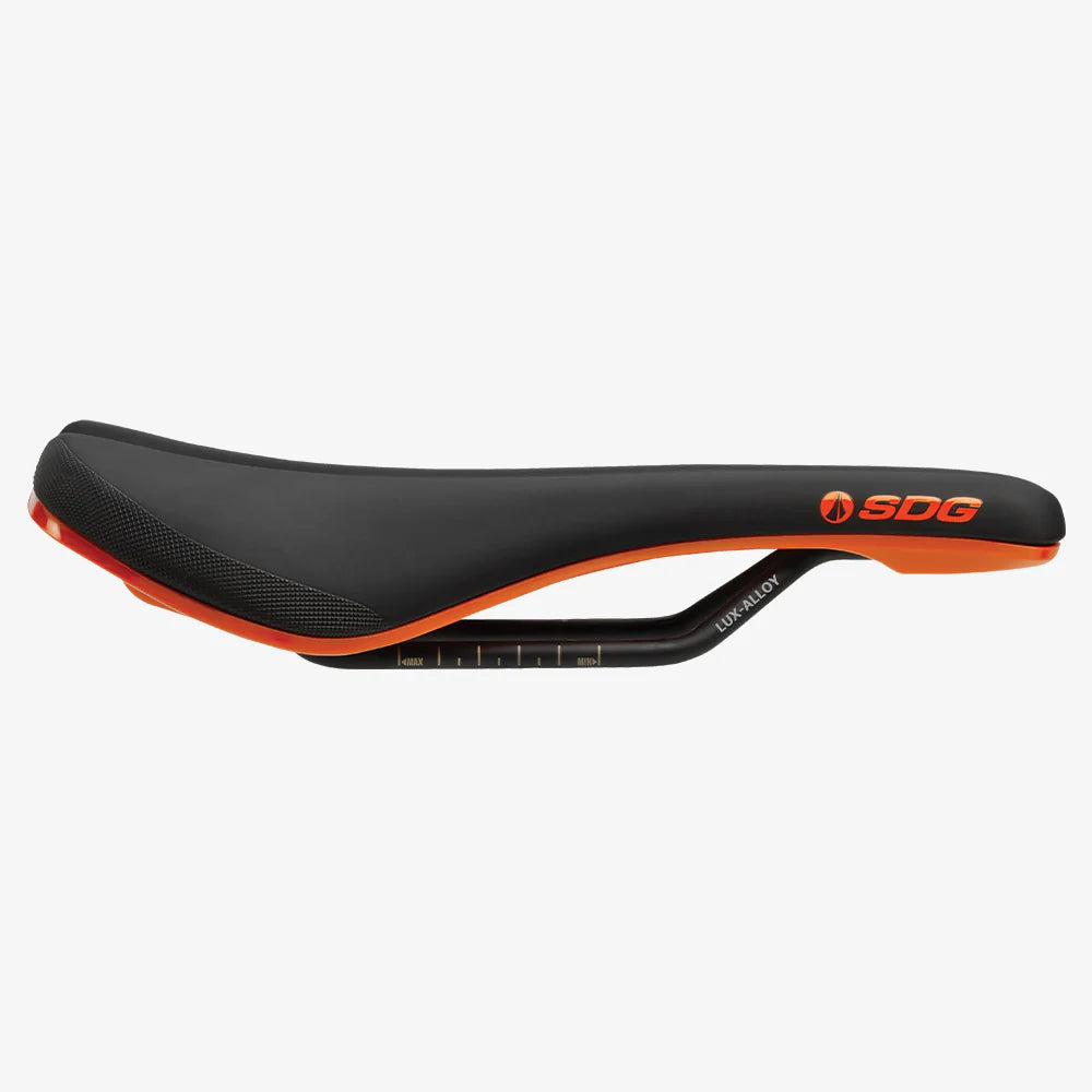 Sattel SDG BEL-AIR V3 Rails Lux Alloy Schwarz/Orange