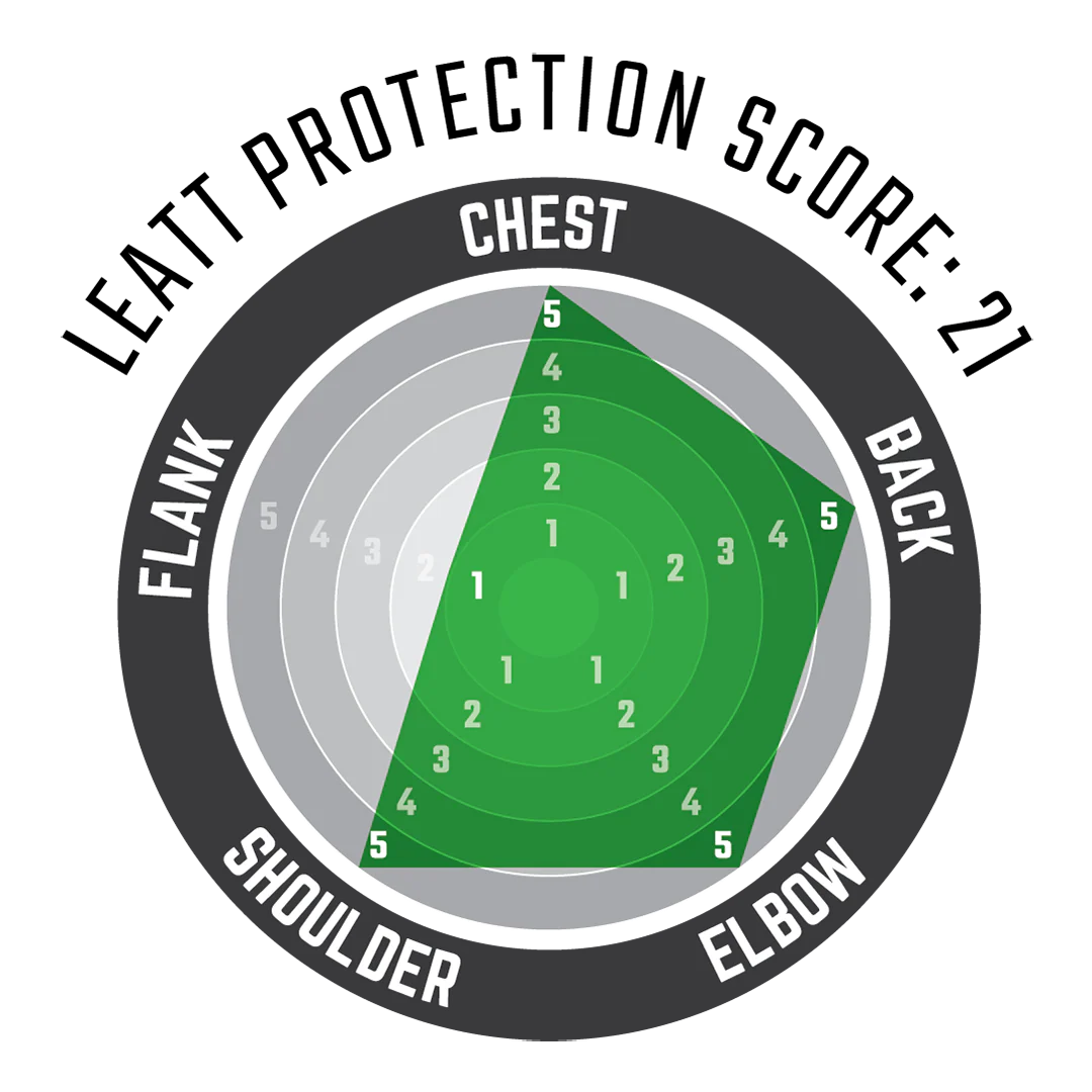 LEATT 3DF AIRFIT EVO Schutzweste Schwarz