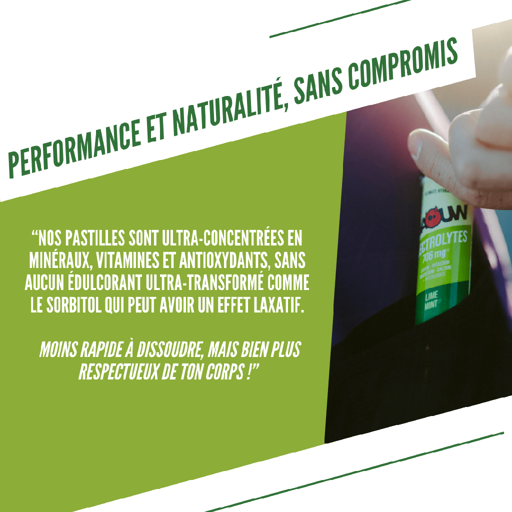 BAOUW Energy Drink (10 Lutschtabletten) Limette/Minze