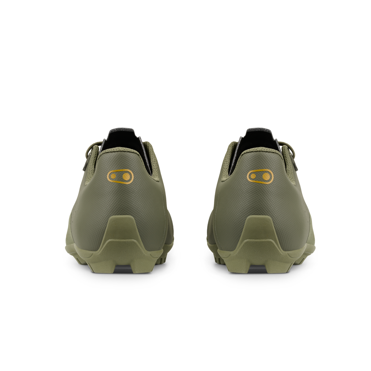 Crankbrothers Candy Lace XC-/Gravel-MTB-Schuhe in Khaki — Rückansicht