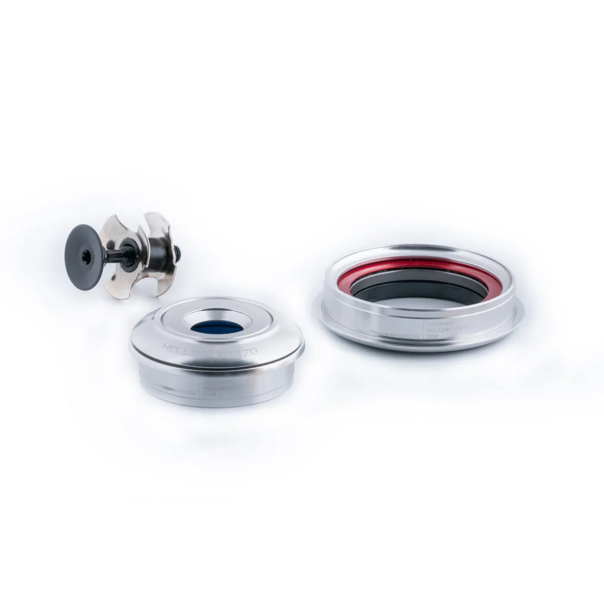 CANE CREEK Hellbender 70 Lite semi-integrierter konischer Steuersatz 1"1/8-1.5" ZS44/ZS56 Silber