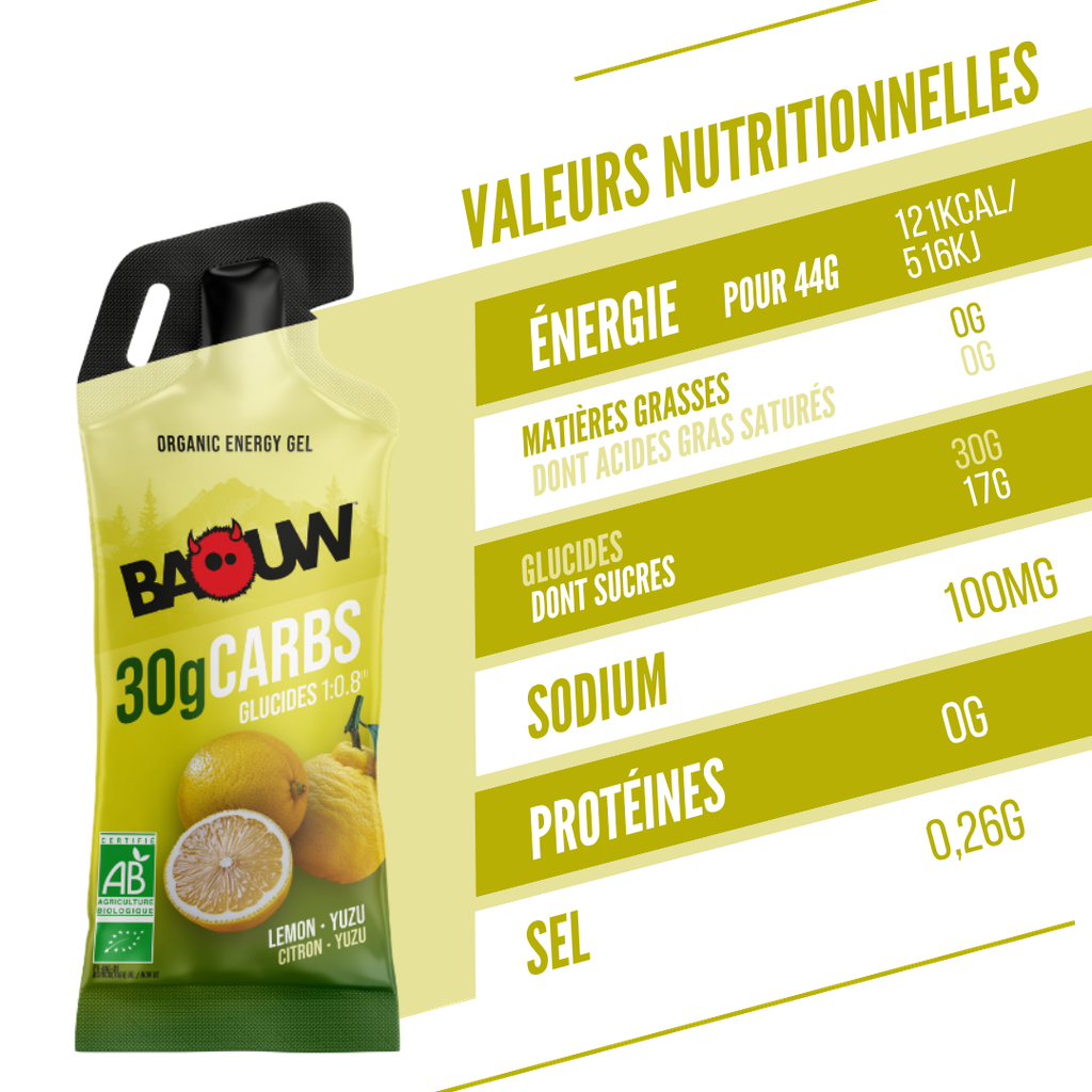 Energiegel BAOW (44g) Zitrone/Yuzu