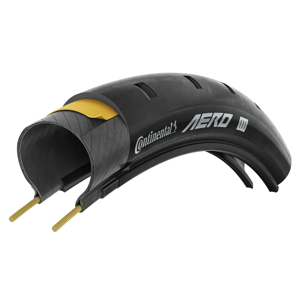 Reifen CONTINENTAL AERO 111 700c Tubeless Ready Schwarz