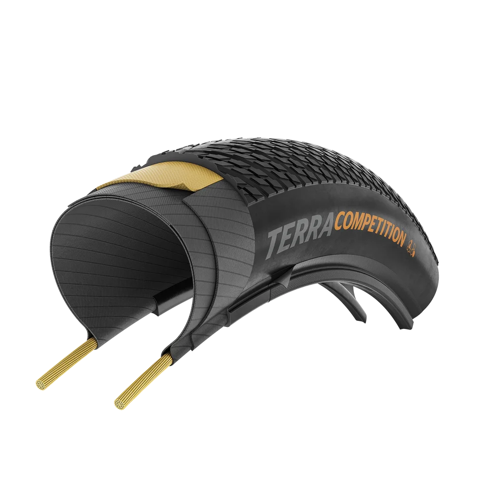 Reifen CONTINENTAL TERRA COMPETITION TRAIL GRIP 700x45c Tubeless Ready Schwarz