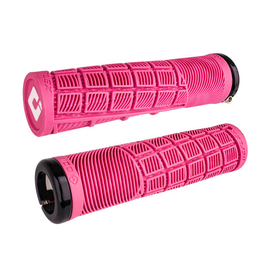 ODI REFLEX V2.1 Lock-on 135 mm Grips Pink