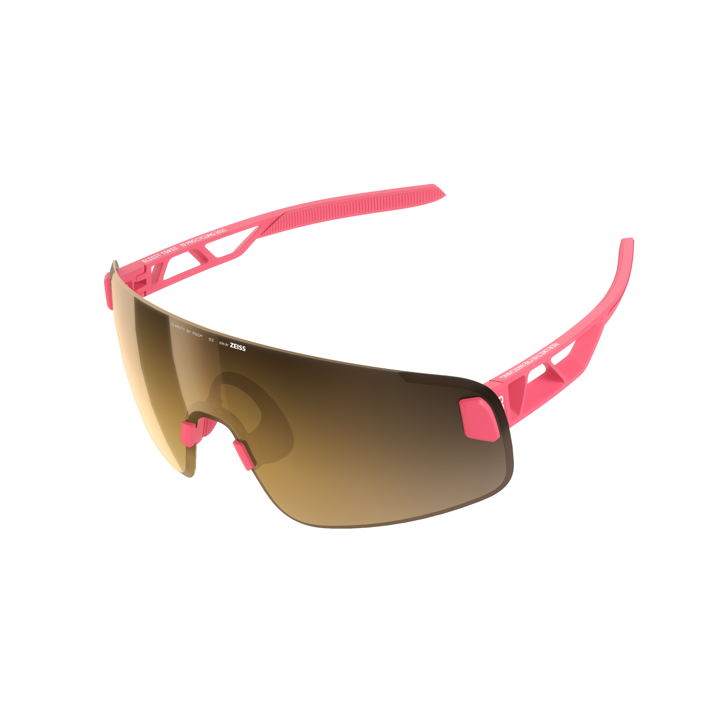 Brille POC ELICIT TORIC EF PRO TEAM Rosa Glas Clarity Road Partly Sunn – Probikeshop