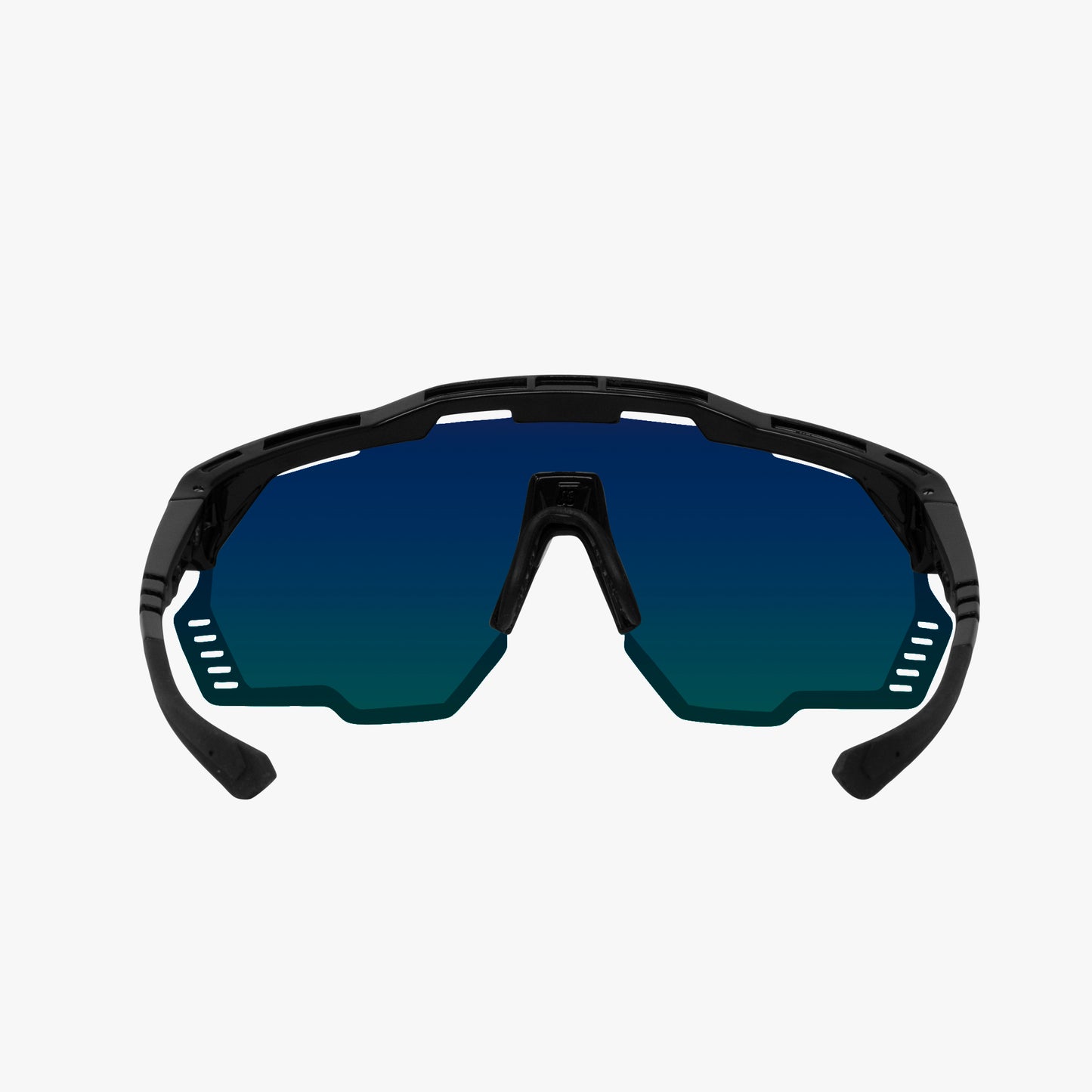 SCICON AEROSHADE KUNKEN Brille Schwarz Multimirror Blau
