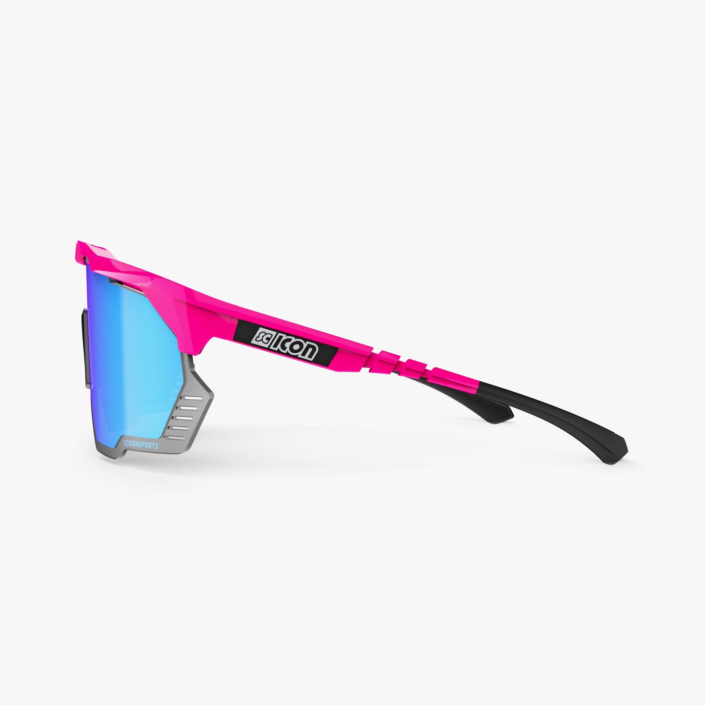 SCICON AEROSHADE KUNKEN Brille Fluo Pink Multimirror Blau
