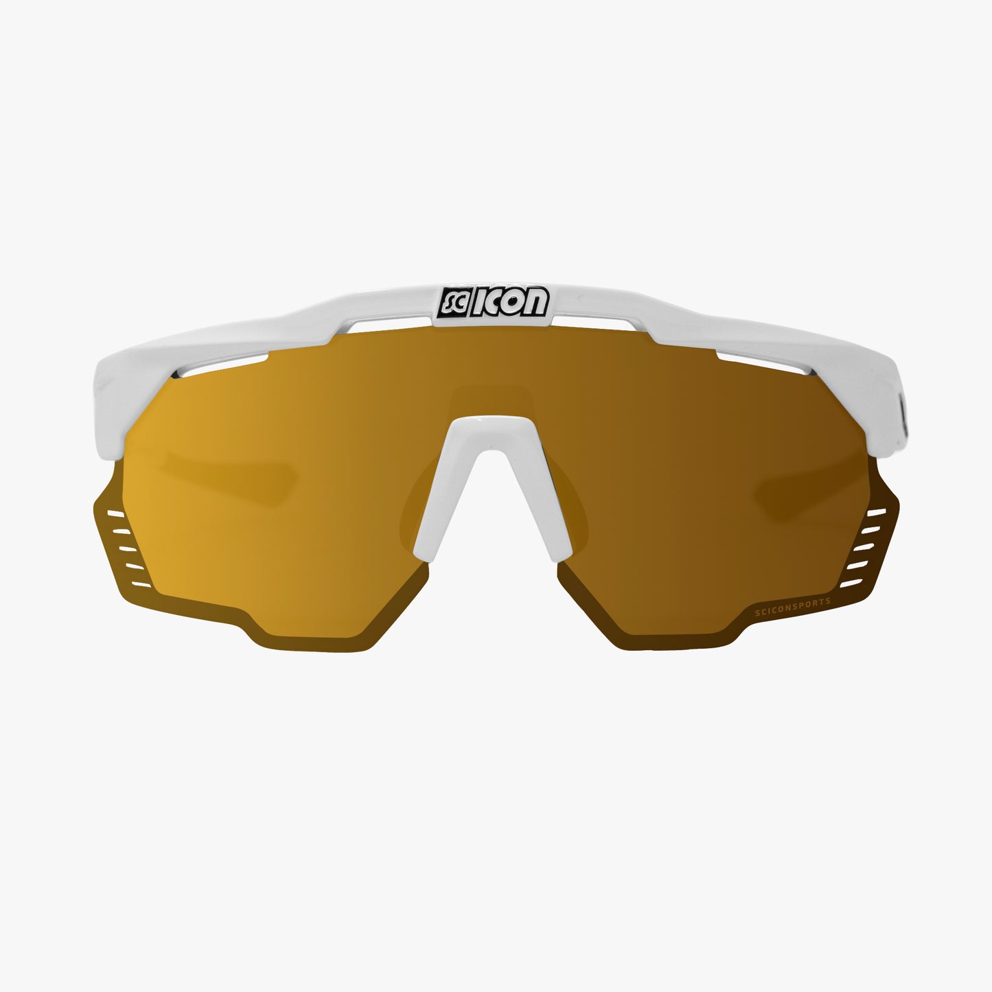 SCICON AEROSHADE KUNKEN Brille Weiß Multimirror Bronze